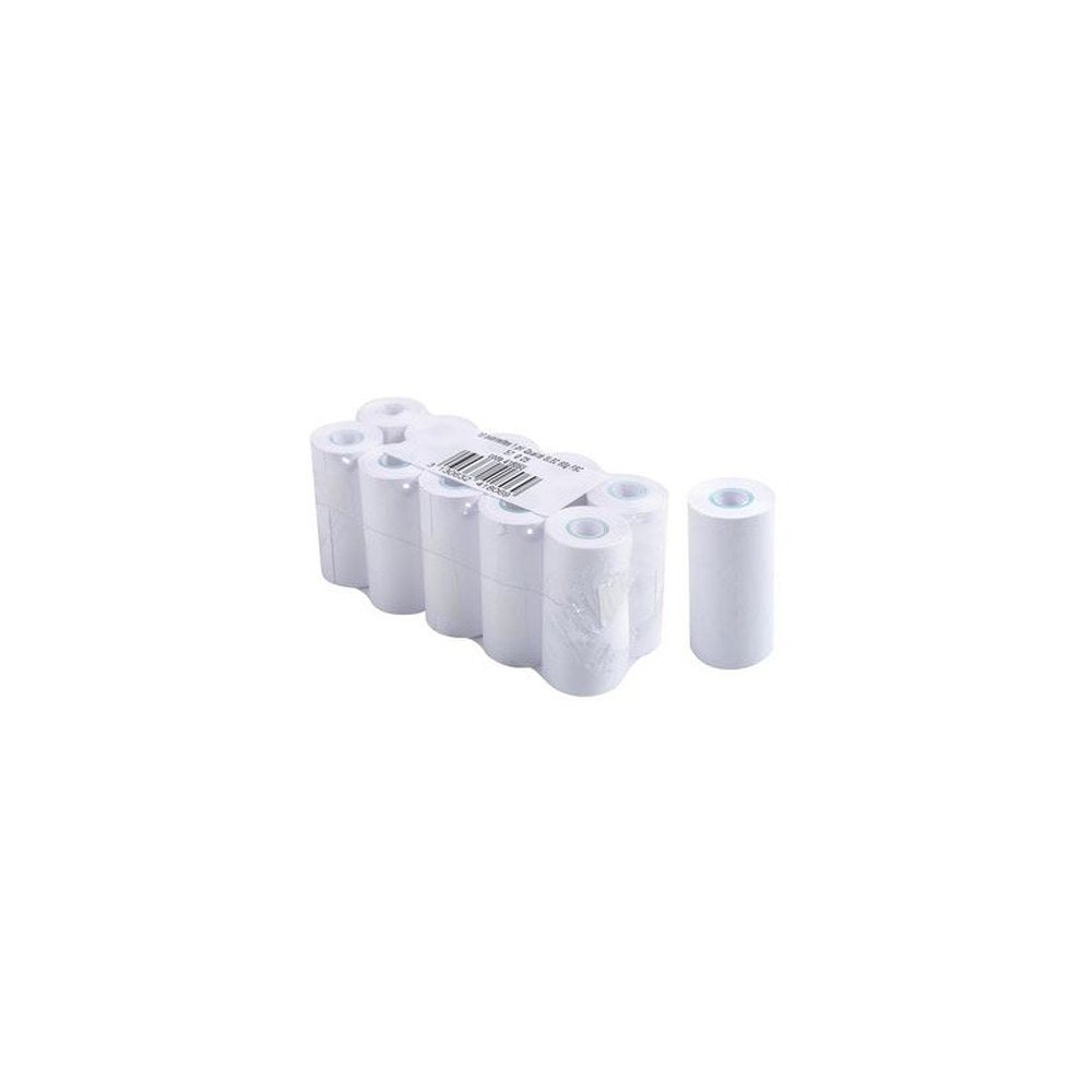 EXACOMPTA Bobine pour caisse, 57 mm x 6,5 mm, extra blanc x10