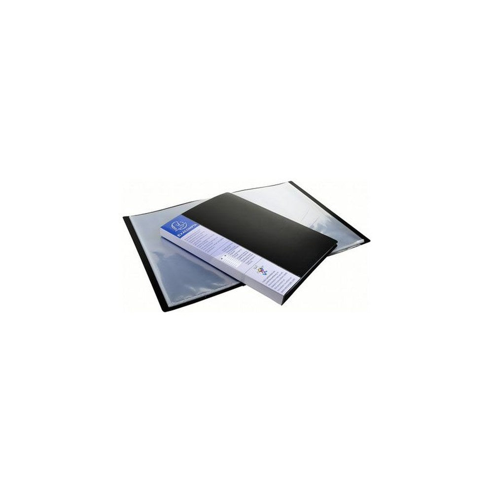 EXACOMPTA Protège-documents, A4, PP, 40 pochettes, bleu