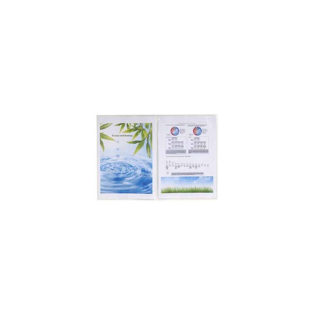 EXACOMPTA Etui de protection, PVC, double, 0,15 mm, A4