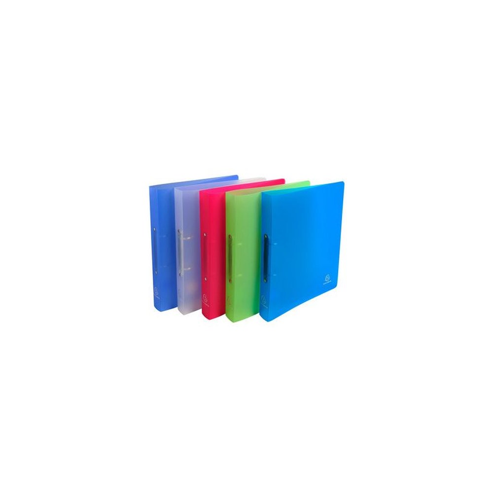 EXACOMPTA Classeur Chromaline, 2 anneaux, A4, assorti x10