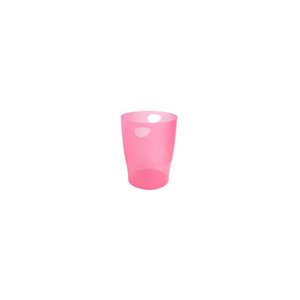 EXACOMPTA Corbeille à papier ECOBIN, 15 litres, framboise