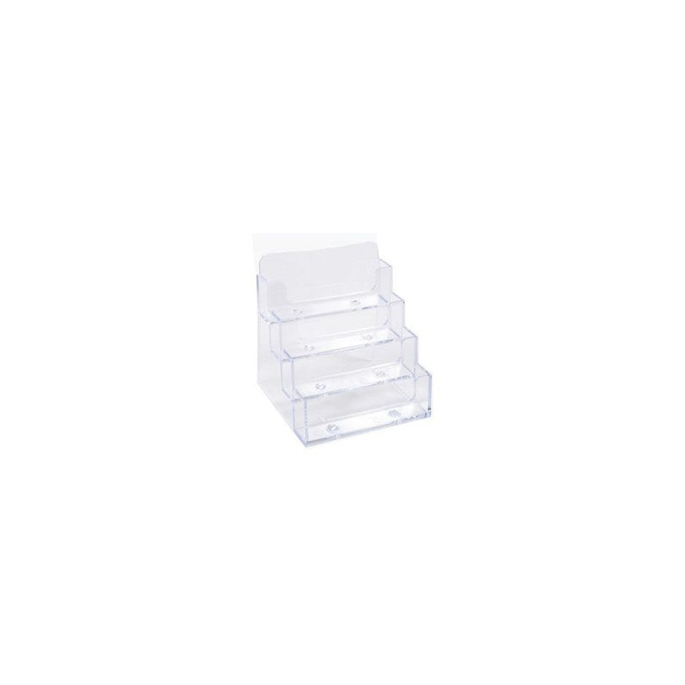 EXACOMPTA Distributeur de cartes de visite, cristal