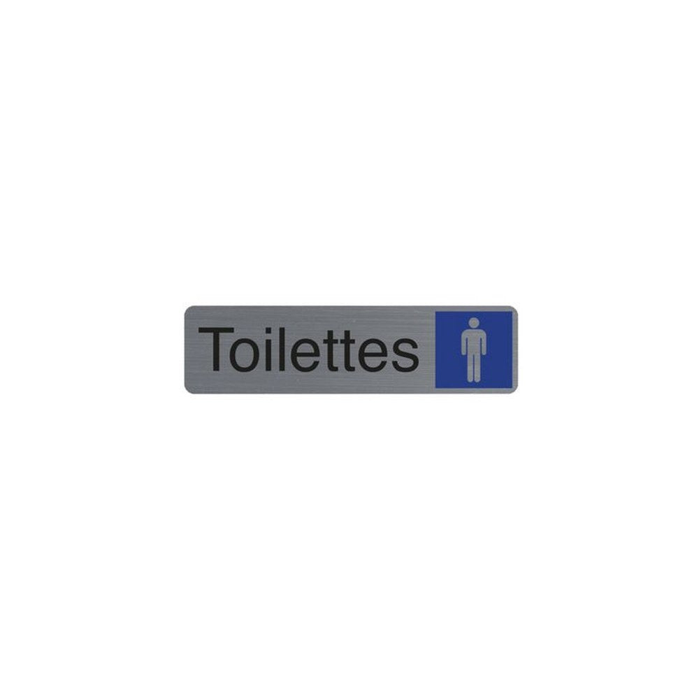 EXACOMPTA Plaque de signalisation "Toilettes Homme"