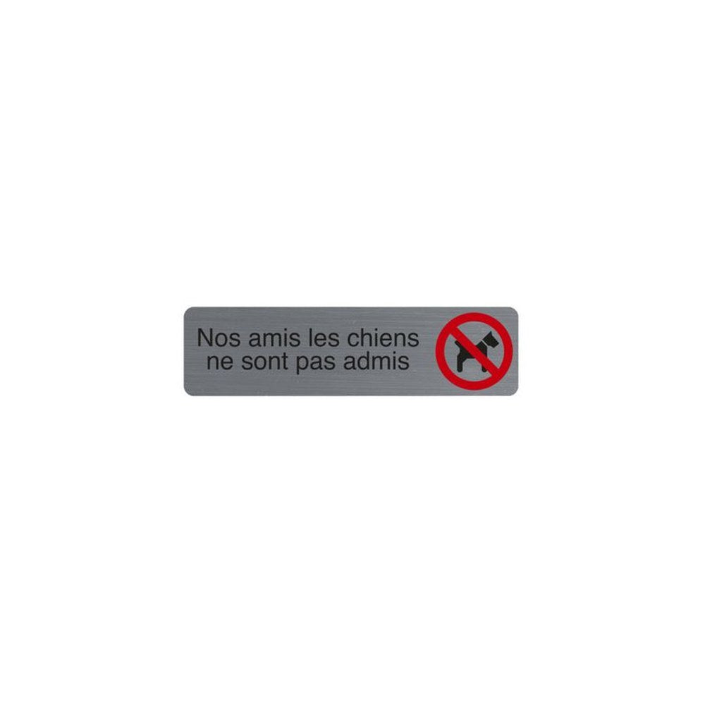 EXACOMPTA Plaque de signalisation "Nos amis les chiens"