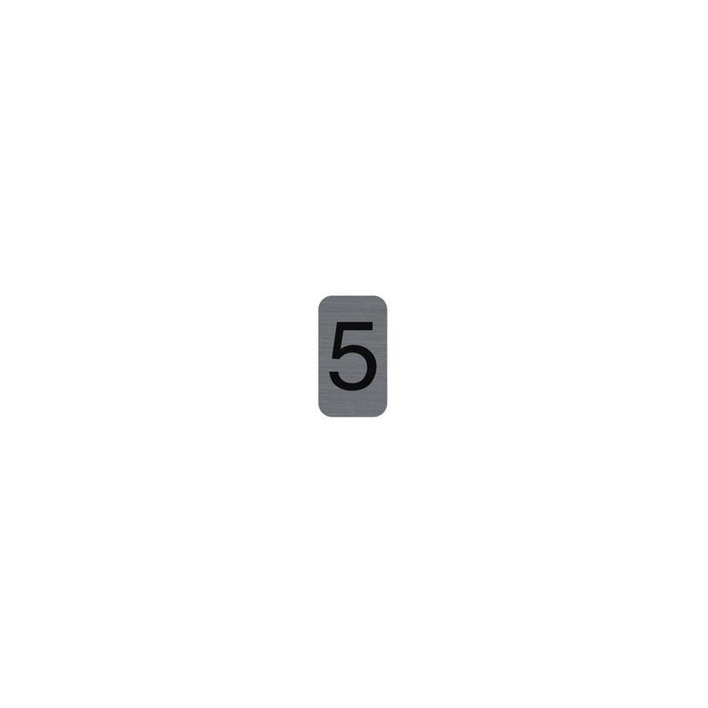 EXACOMPTA Plaque de signalisation chiffres "5", 25 x 44 mm