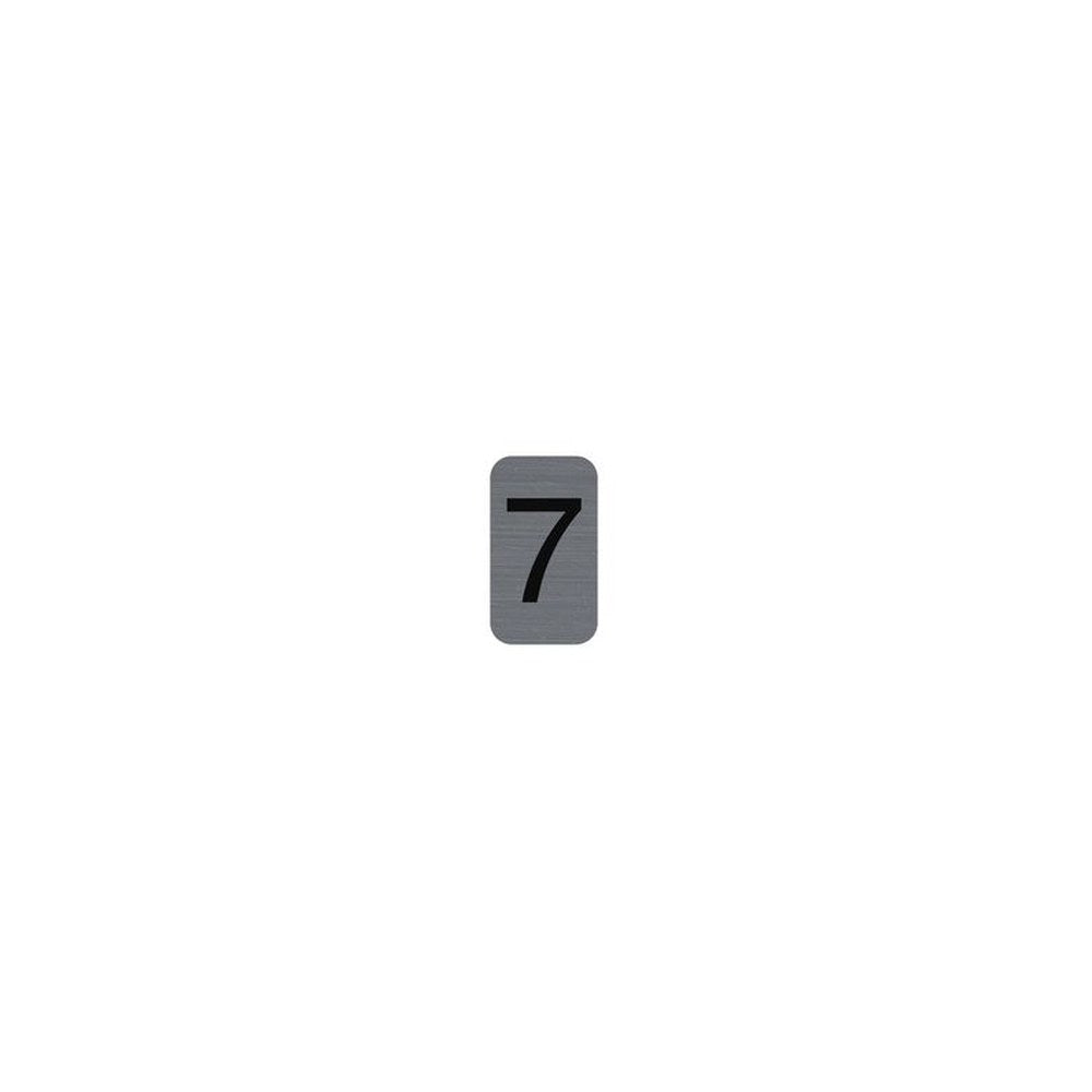 EXACOMPTA Plaque de signalisation chiffres "7", 25 x 44 mm