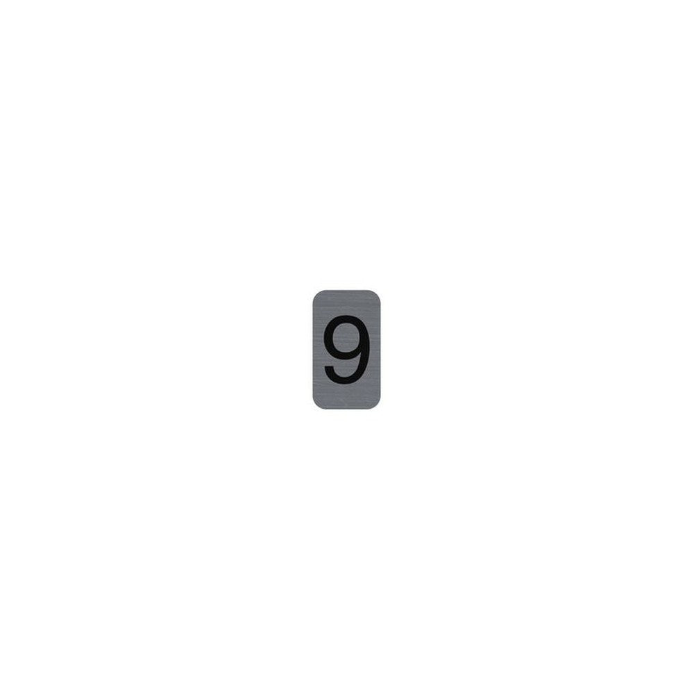 EXACOMPTA Plaque de signalisation chiffres "9", 25 x 44 mm