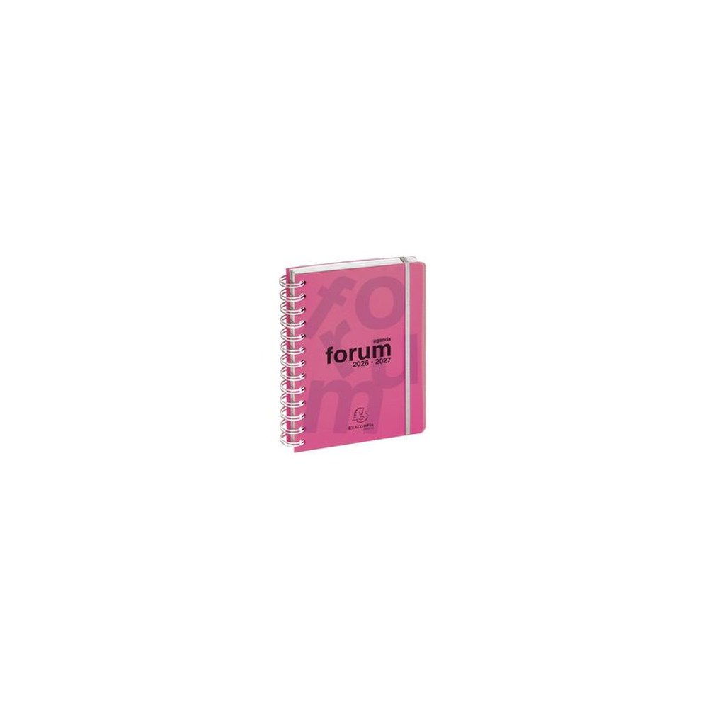 EXACOMPTA Agenda scolaire Forum Linicolor, 2026/2027, rose