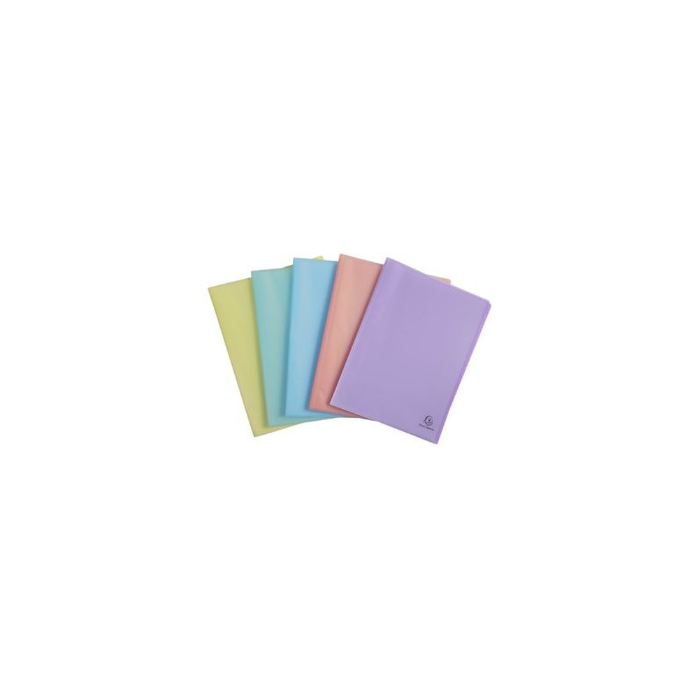 EXACOMPTA Protège-documents Chromaline Pastel, 50 pochettes x10