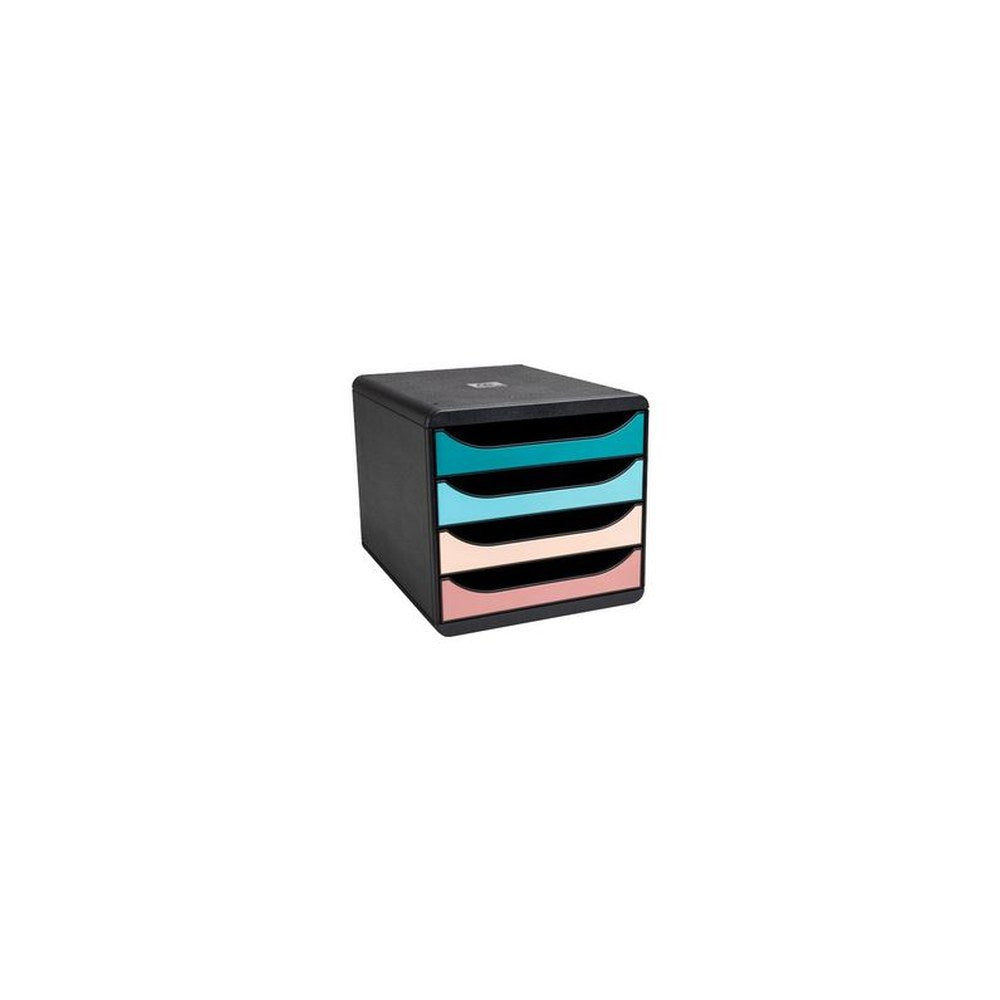 EXACOMPTA Module de classement BIG-BOX SKANDI, 4 tiroirs
