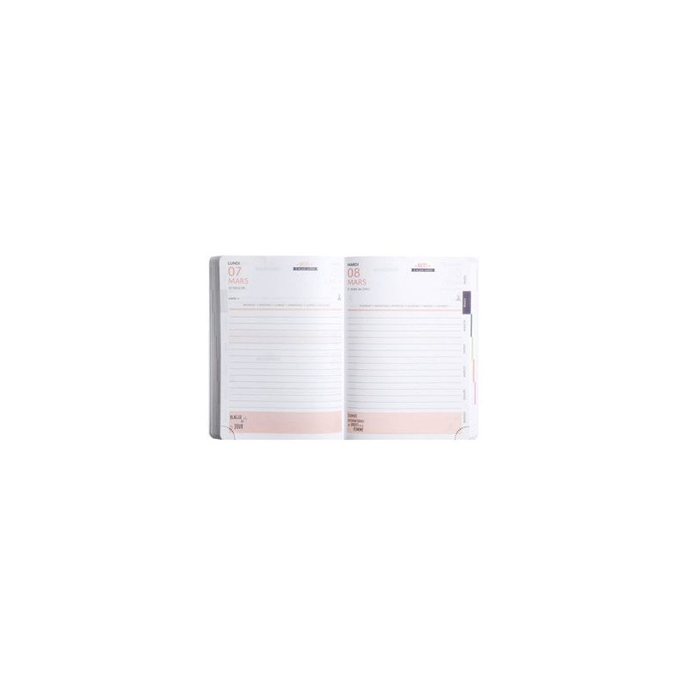 Clairefontaine Agenda scolaire Koverbook Blush, 2026/2027 x6