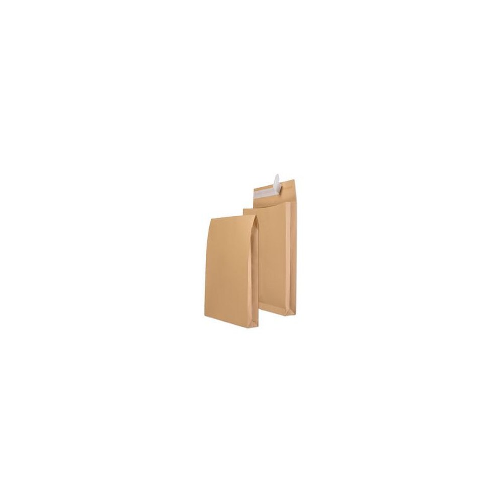 MAILmedia Pochette d'expédition E4 à soufflets, marron