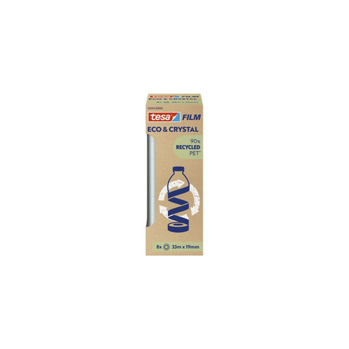 tesa Film ruban adhésif ECO & CRYSTAL, 19 mm x 10 m