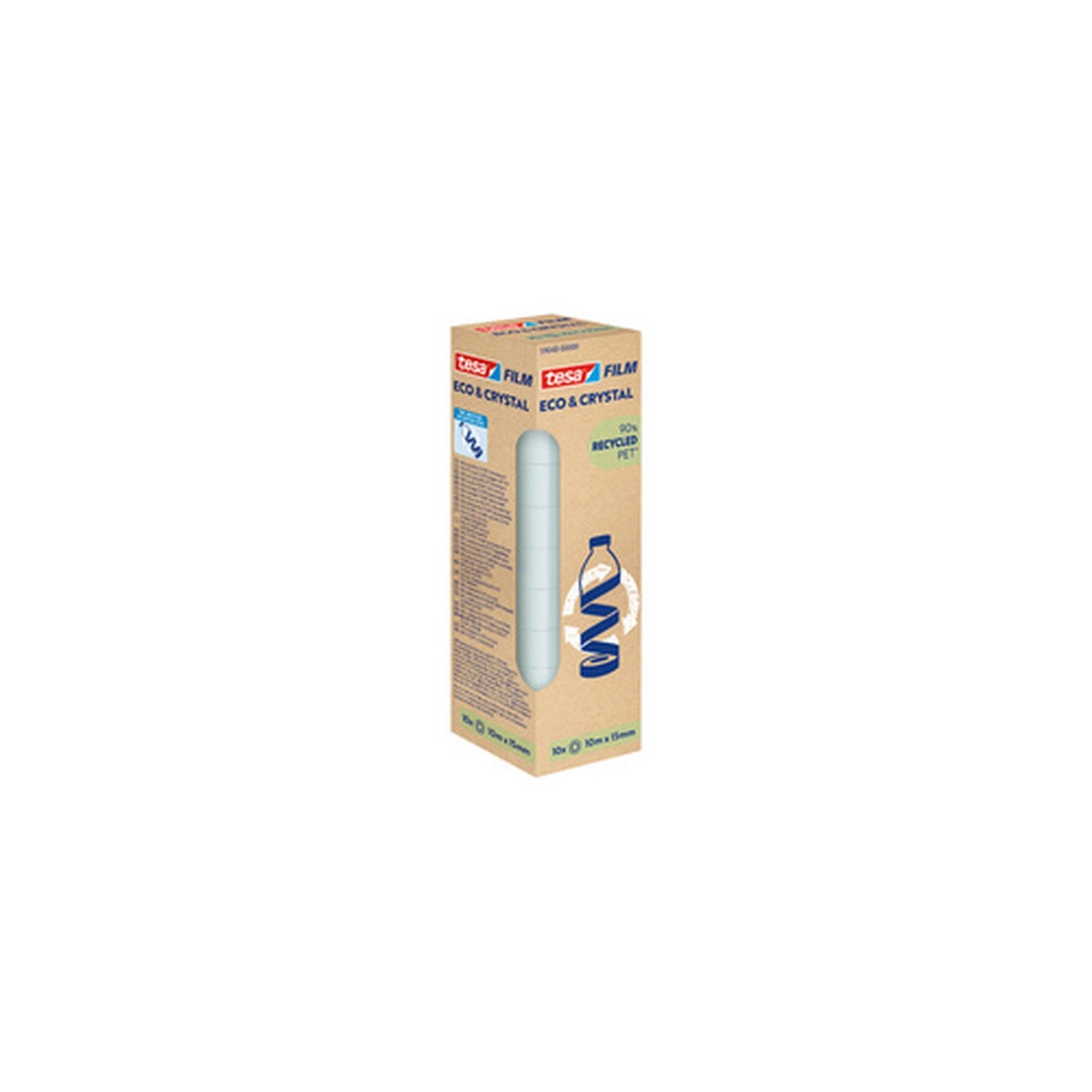 tesa Film ECO & CRYSTAL, 15 mm x 10 m, transparent