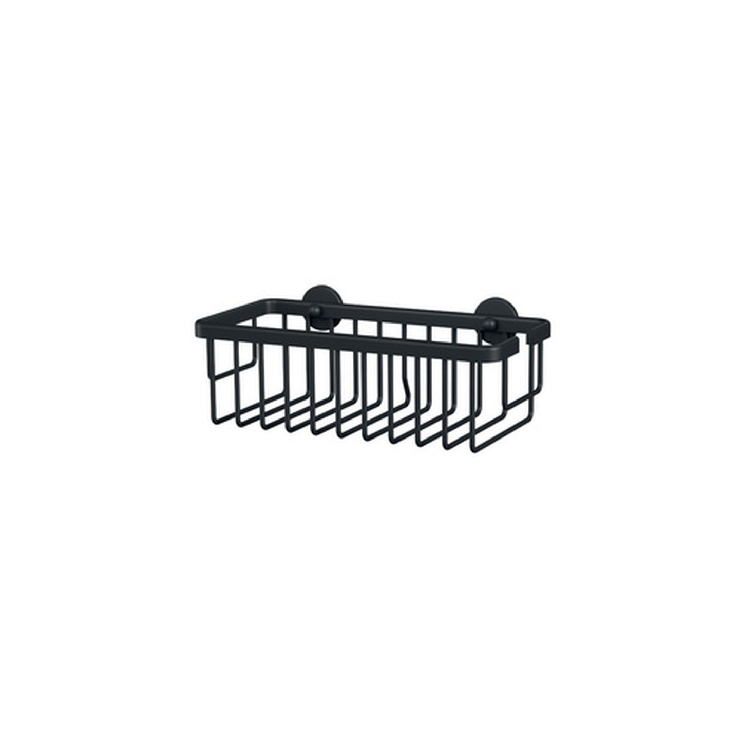 tesa Corbeille de douche MOON BLACK, 1 niveau, noir
