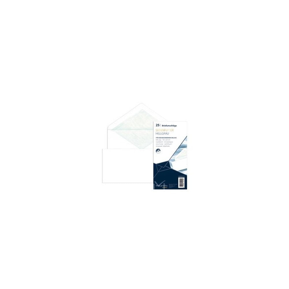 MAILmedia Enveloppe Offset, avec doublure en soie, blanc