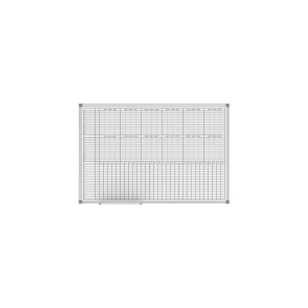 MAUL Tableau de planing mensuel/annuel,(L)900x(P)600mm