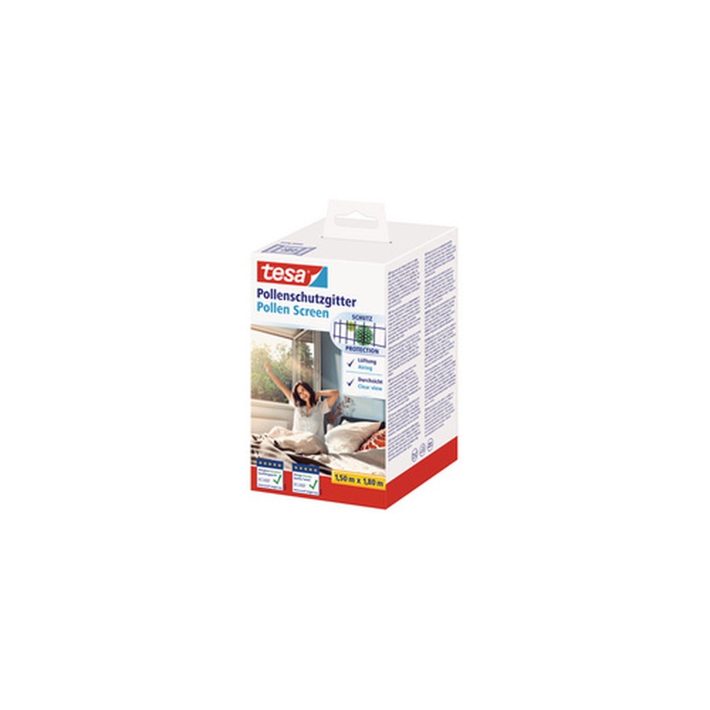 tesa Filtre à pollen pour fenêtre, 1,80 m x 1,50 m