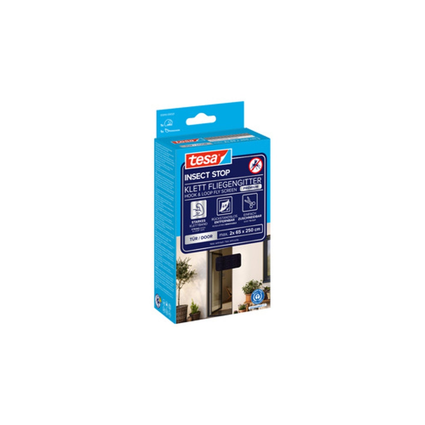 tesa Moustiquaire INSECT STOP pour portes, 0,65 m x 2,50 m