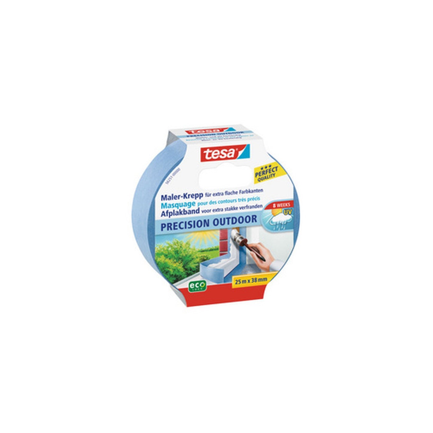 tesa Ruban de masquage crêpé pour peintre Precision outdoor