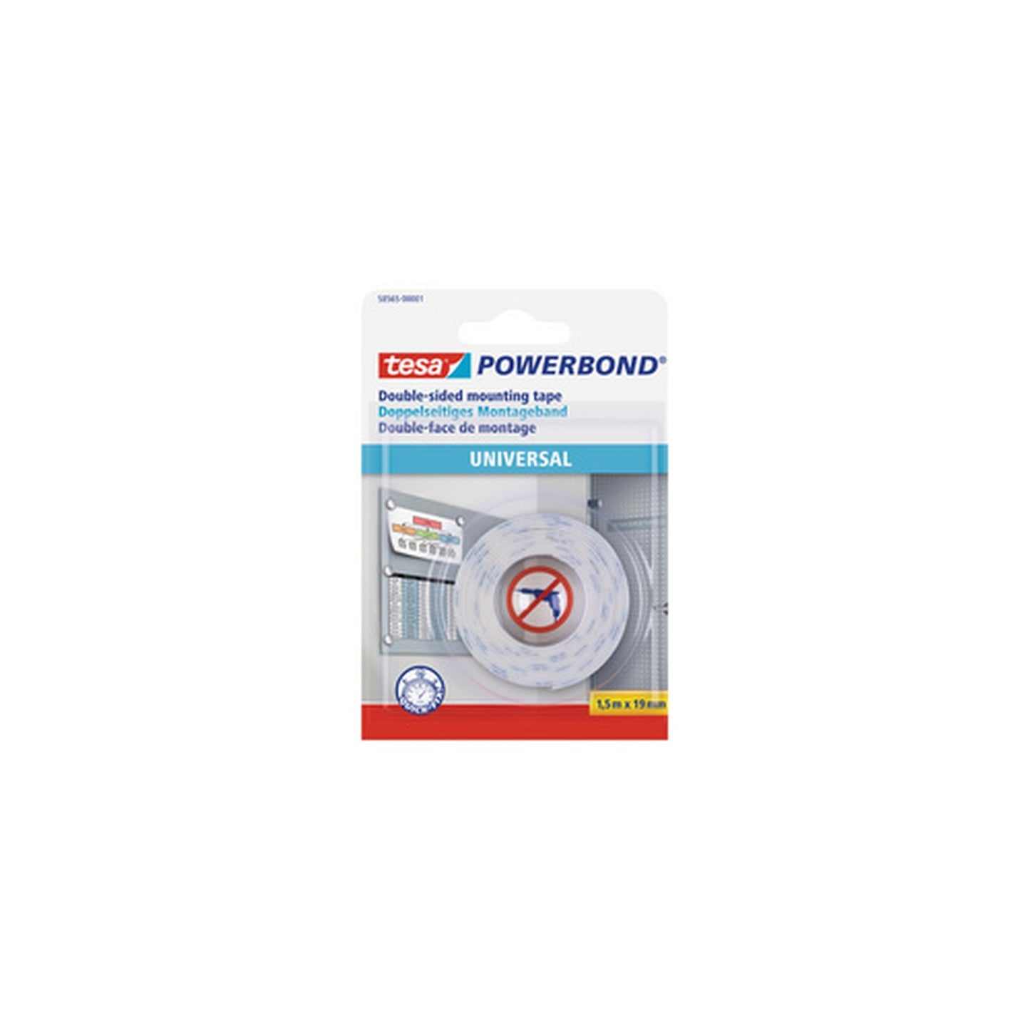tesa Adhésif double face de montage Powerbond Universal