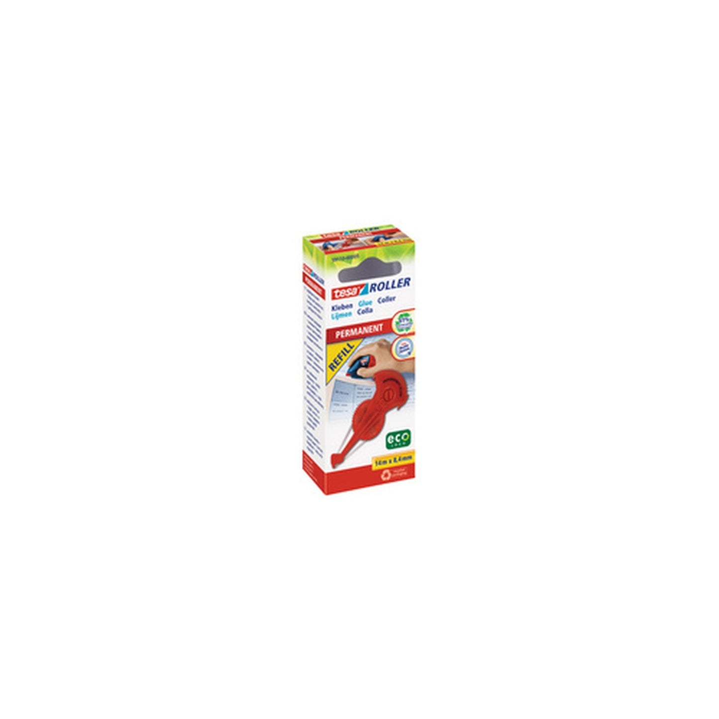 tesa ecoLogo Cassette de recharge pour roller PERMANENT GLUE