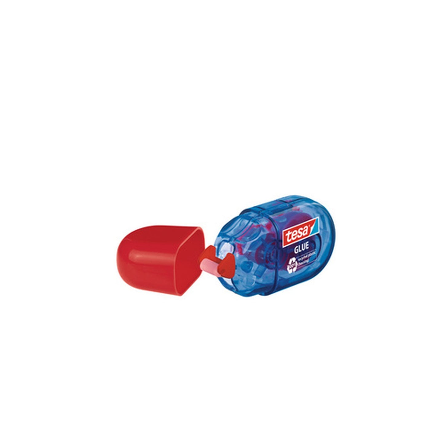 tesa ecoLogo Mini roller de colle jetable, permanent