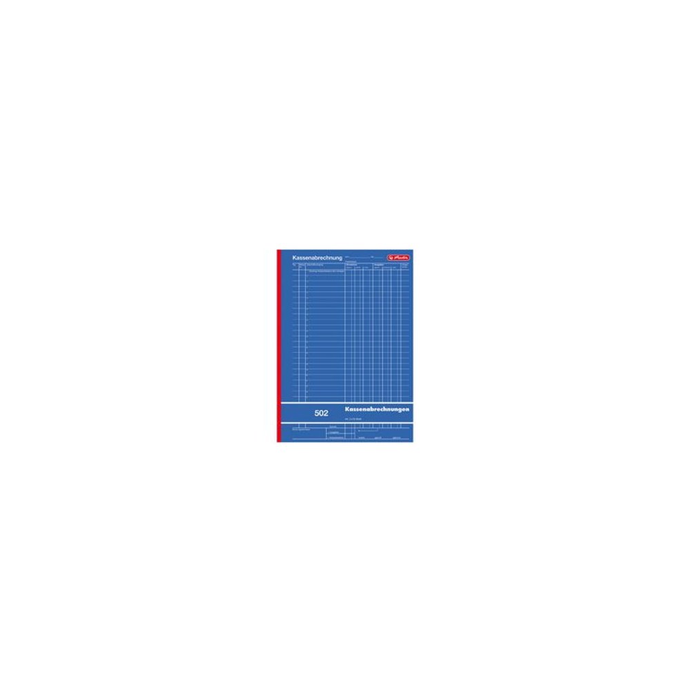 herlitz Formularbuch "Kassenabrechnung 502", DIN A4