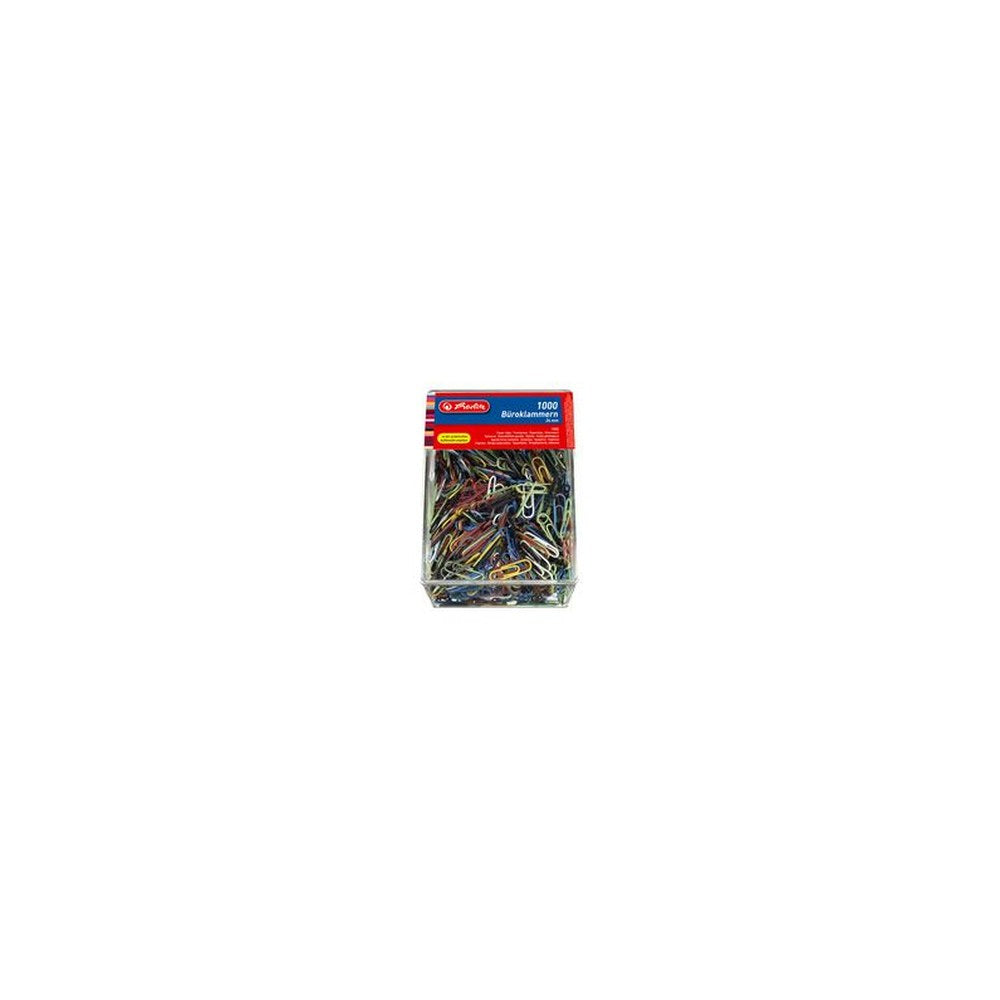 herlitz Trombones, en métal, revêtus de plastique, 26 mm