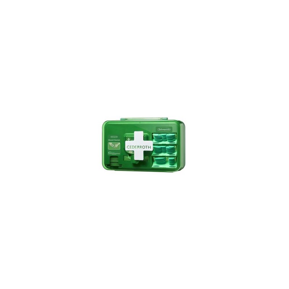 CEDERROTH Kit de premiers secours Wound Care Dispenser Blue
