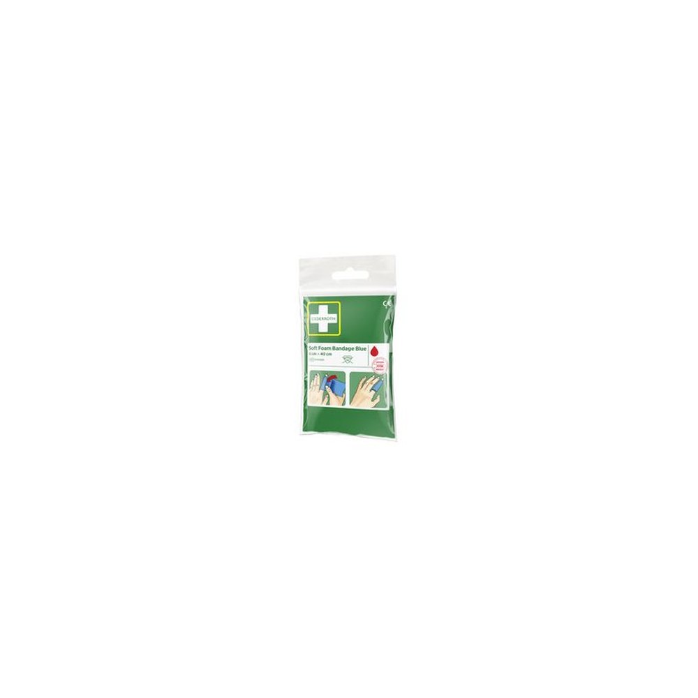 CEDERROTH Pansement "Soft Foam Bandage", bleu
