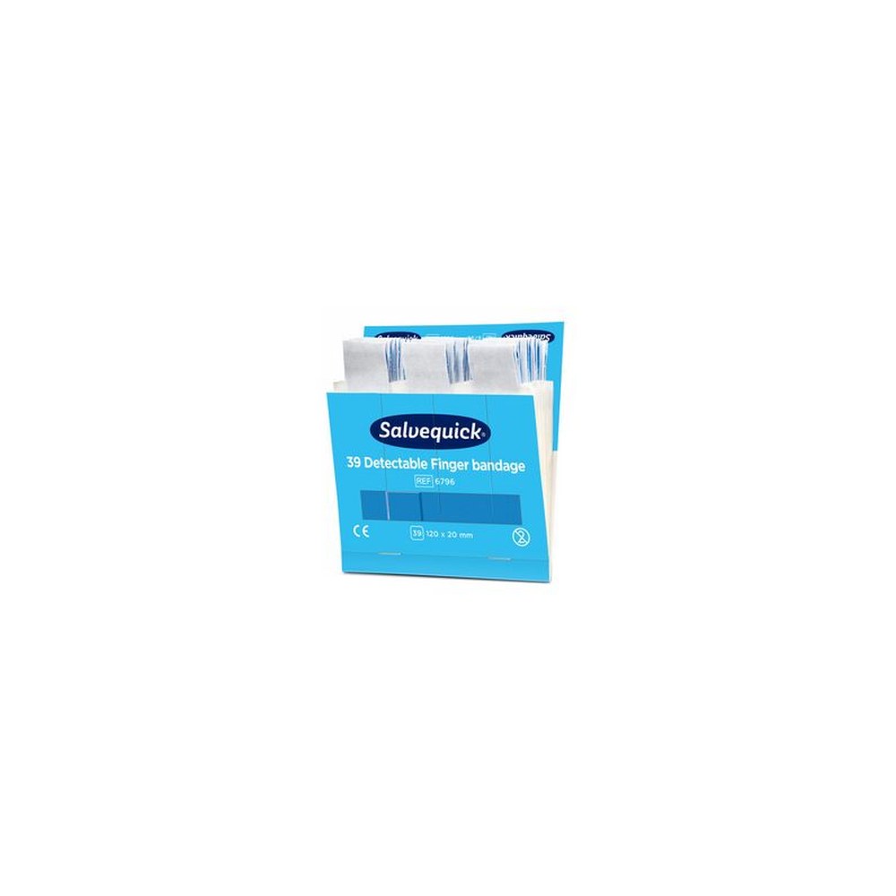 CEDERROTH Salvequick Pansement pour doigt, détectable