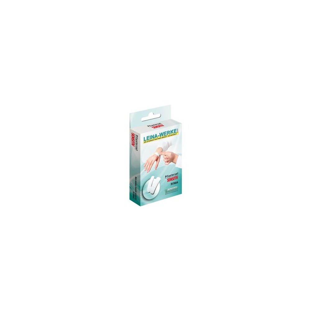 LEINA Kit de sparadrap "Sensitiv", 20 pièces, blanc