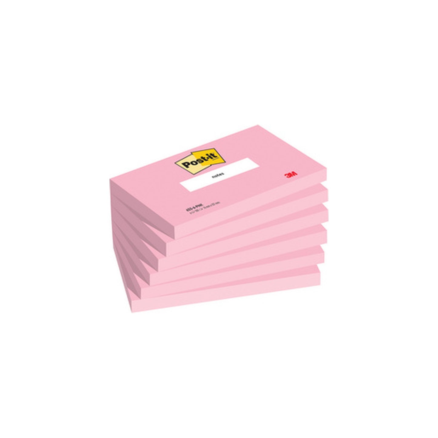 Post-it Bloc-note adhésif Notes, 127 x 76 mm, rose