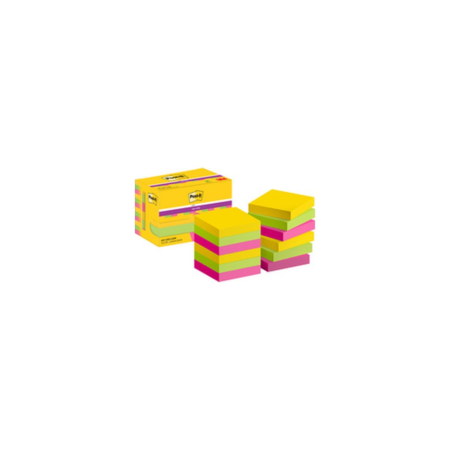 Post-it Bloc-note super sticky notes, 47,6 x 47,6 mm