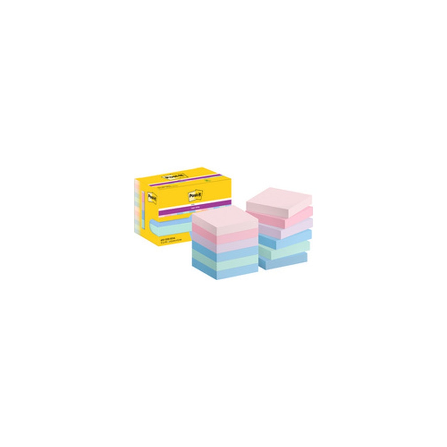 Post-it Bloc-note super sticky notes, 47,6 x 47,6 mm