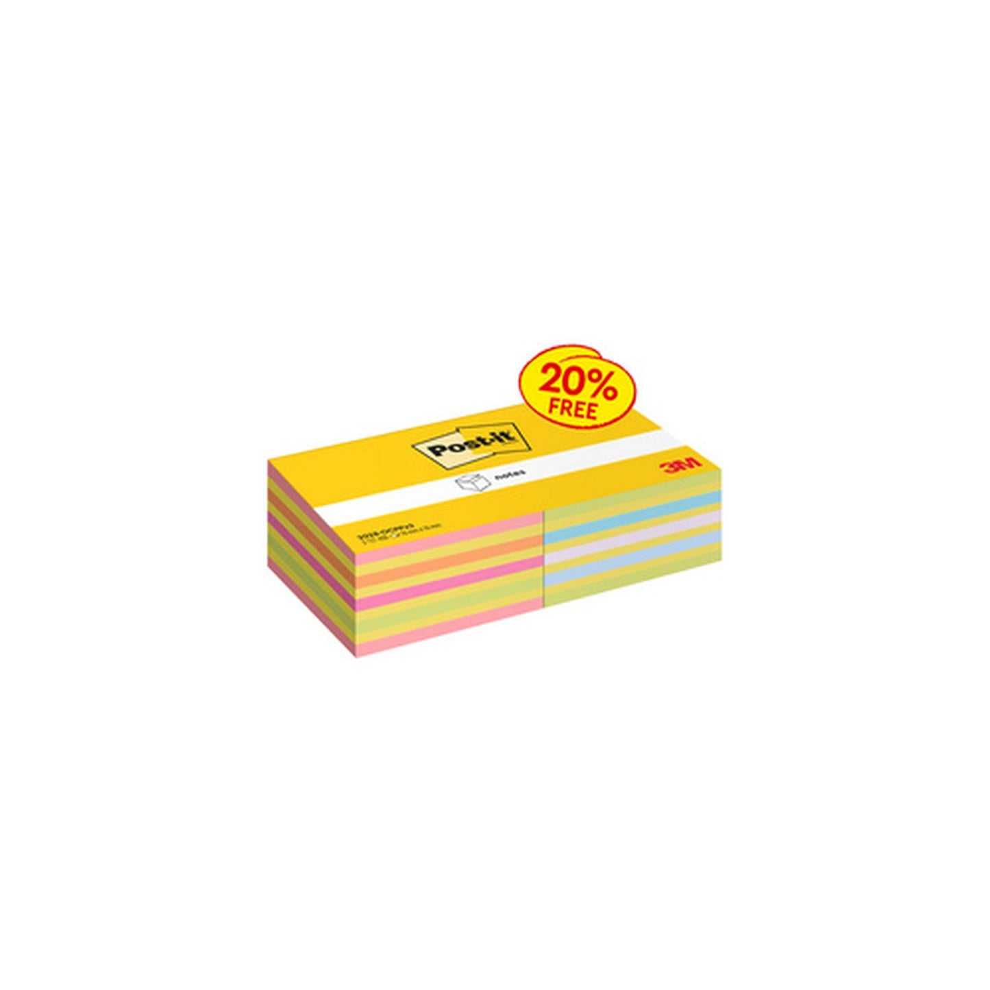 Post-it Bloc-notes adhésif, 76 x 76 mm, promotion