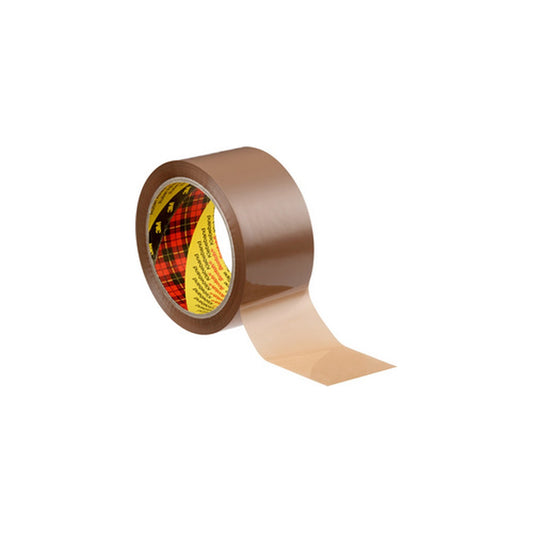 3M Scotch Ruban adhésif d'emballage 305, 50 mm x 66 m,marron x6