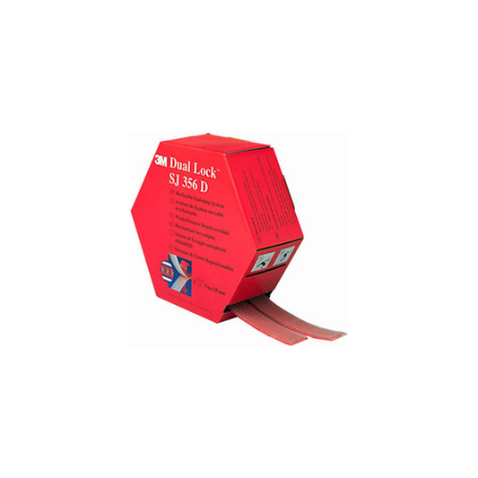 3M Fixation auto-agrippante Dual Lock SJ457D, translucide
