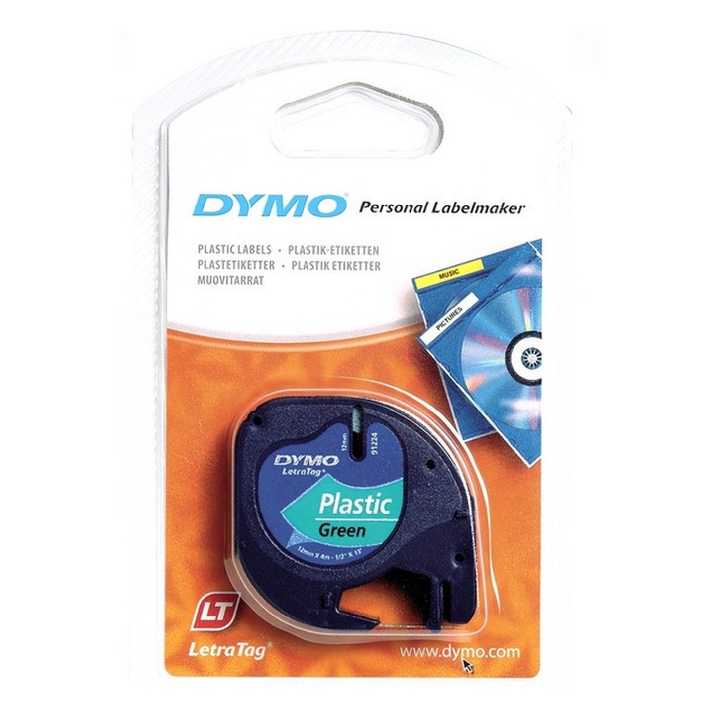 Rouleau d'étiquettes d'origine Dymo 91204 / S0721640 - vert
