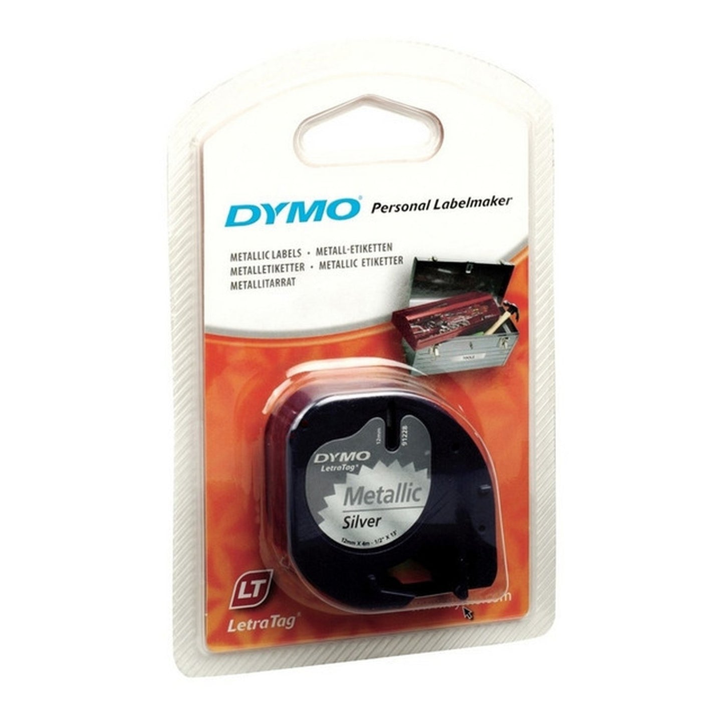 Rouleau d'étiquettes d'origine Dymo 91208 / S0721730 - argenté