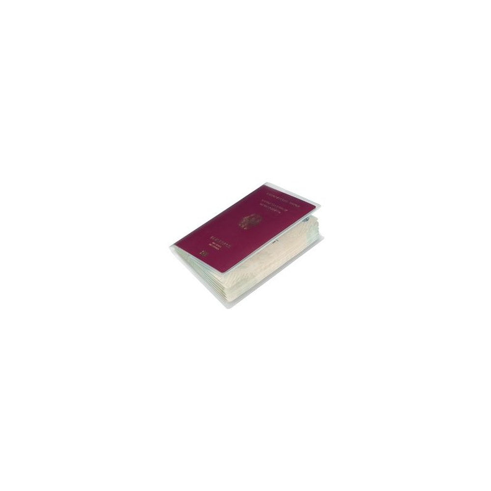 DURABLE Pochette double pour passeport, format: 189 x 129 mm