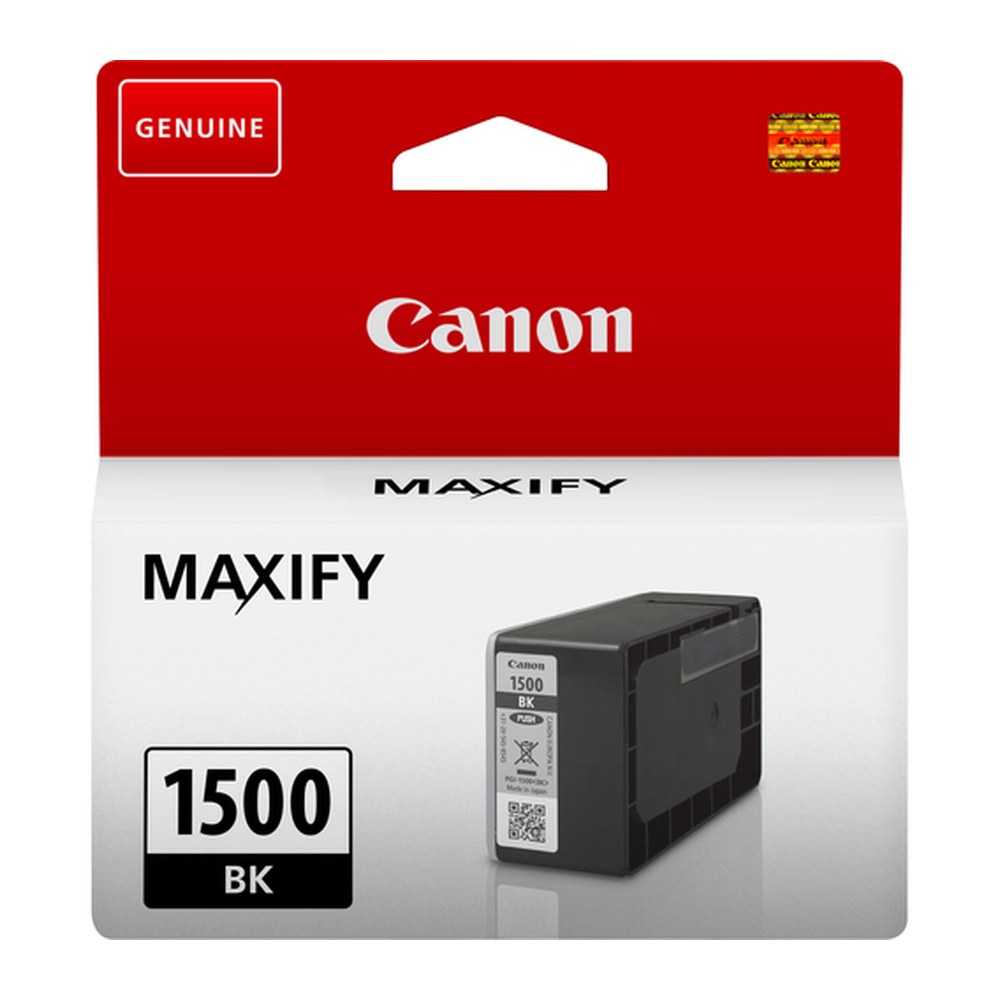 Cartouche d'origine Canon 9218B001 / PGI-1500 BK - noire