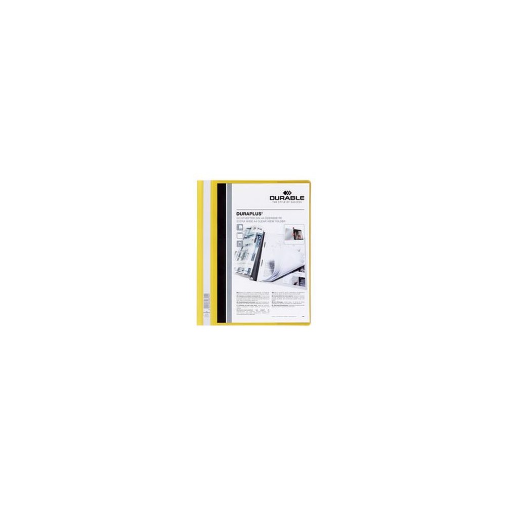 DURABLE Chemise à lamelle DURAPLUS, A4, jaune