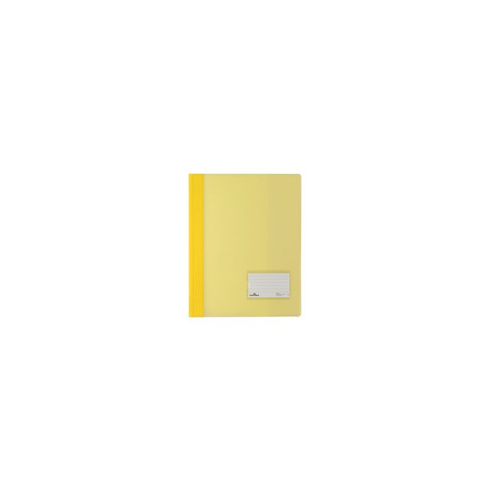 DURABLE Chemise à lamelle DURALUX, A4, jaune translucide