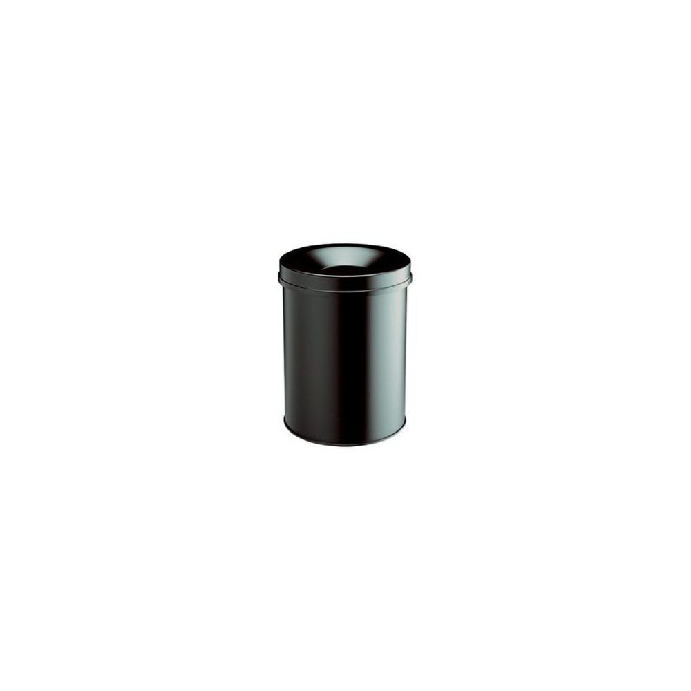 DURABLE Corbeille à papier SAFE ROND 65, 60 litres, noir