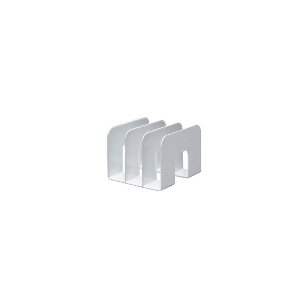 DURABLE Porte-revues TREND, plastique,3 compartiments, blanc