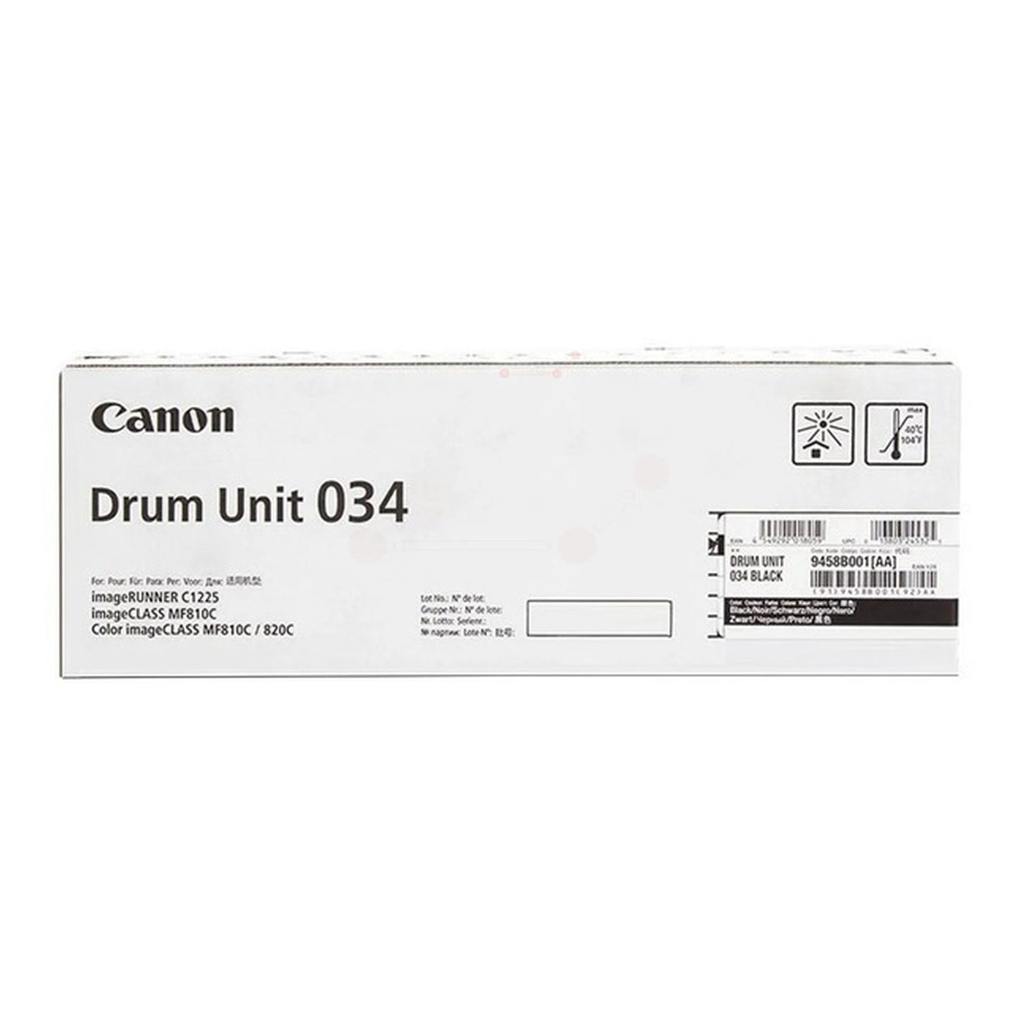 Tambour d'origine Canon 9458B001 / 034 - noir