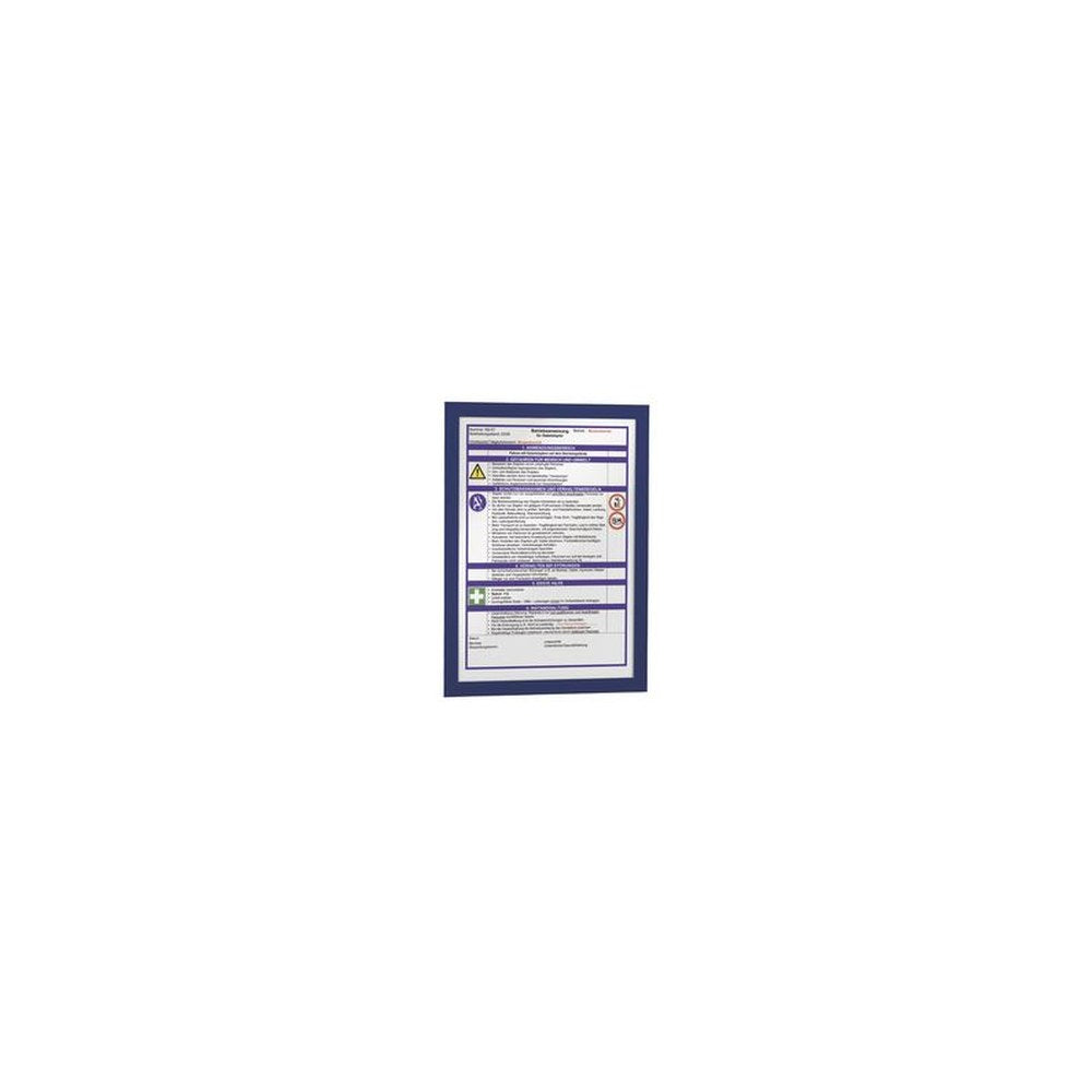 DURABLE Cadre d'affichage magnétique DURAFRAME, A4, bleu