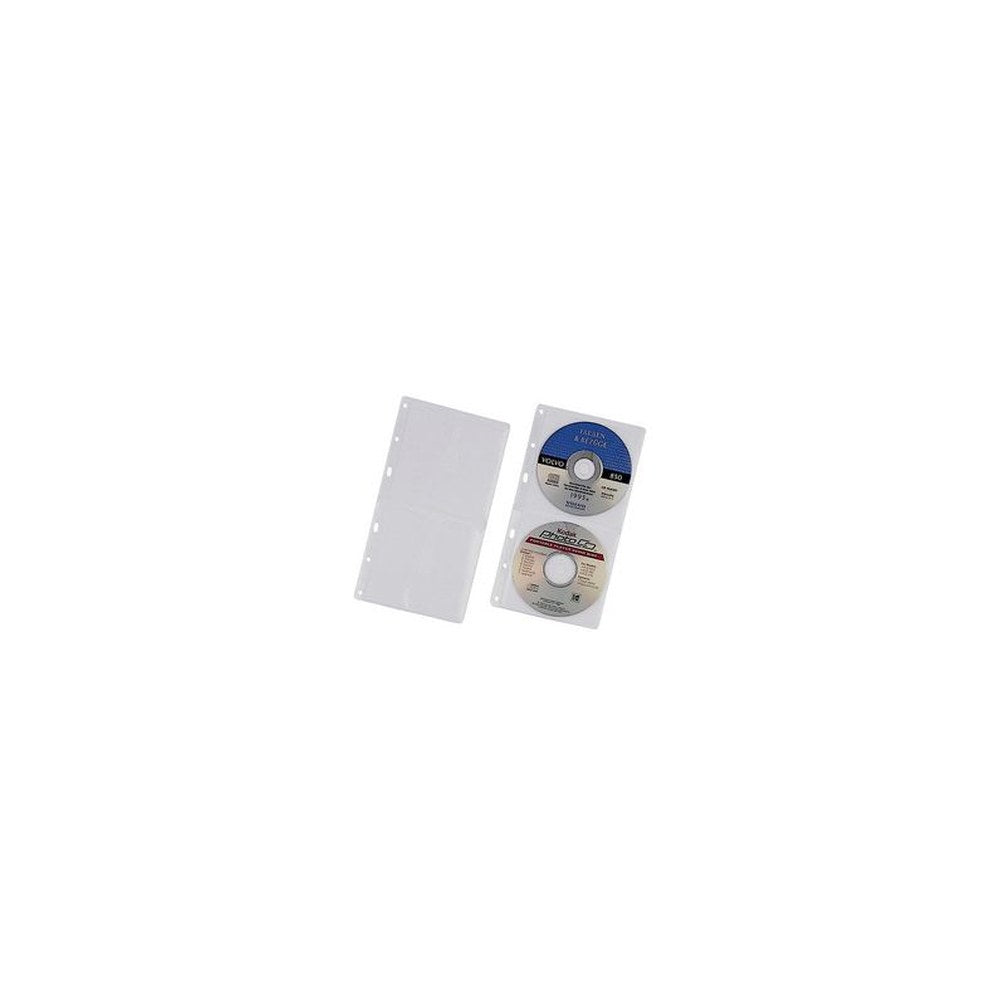DURABLE Pochette CD-/DVD COVER S, pour 2 CD, PP, 156x288 mm
